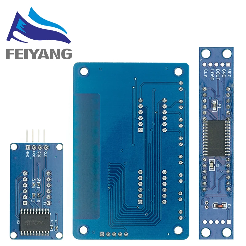 TM1637 4 Bits/TM1638/MAX7219 8-Bit-Digital-LED-Anzeigemodul 7 Segment – Bild 2