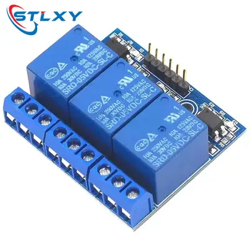 3,3V 5V 3-Kanal-Relaismodul 5mA mit Optokoppler-Isolation Kompatibles Signal