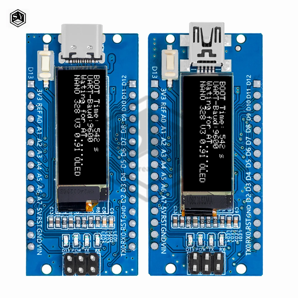 Nano V3.0 Entwicklungsboard ATmega328P CH340C 0,91''weißes – Bild 6