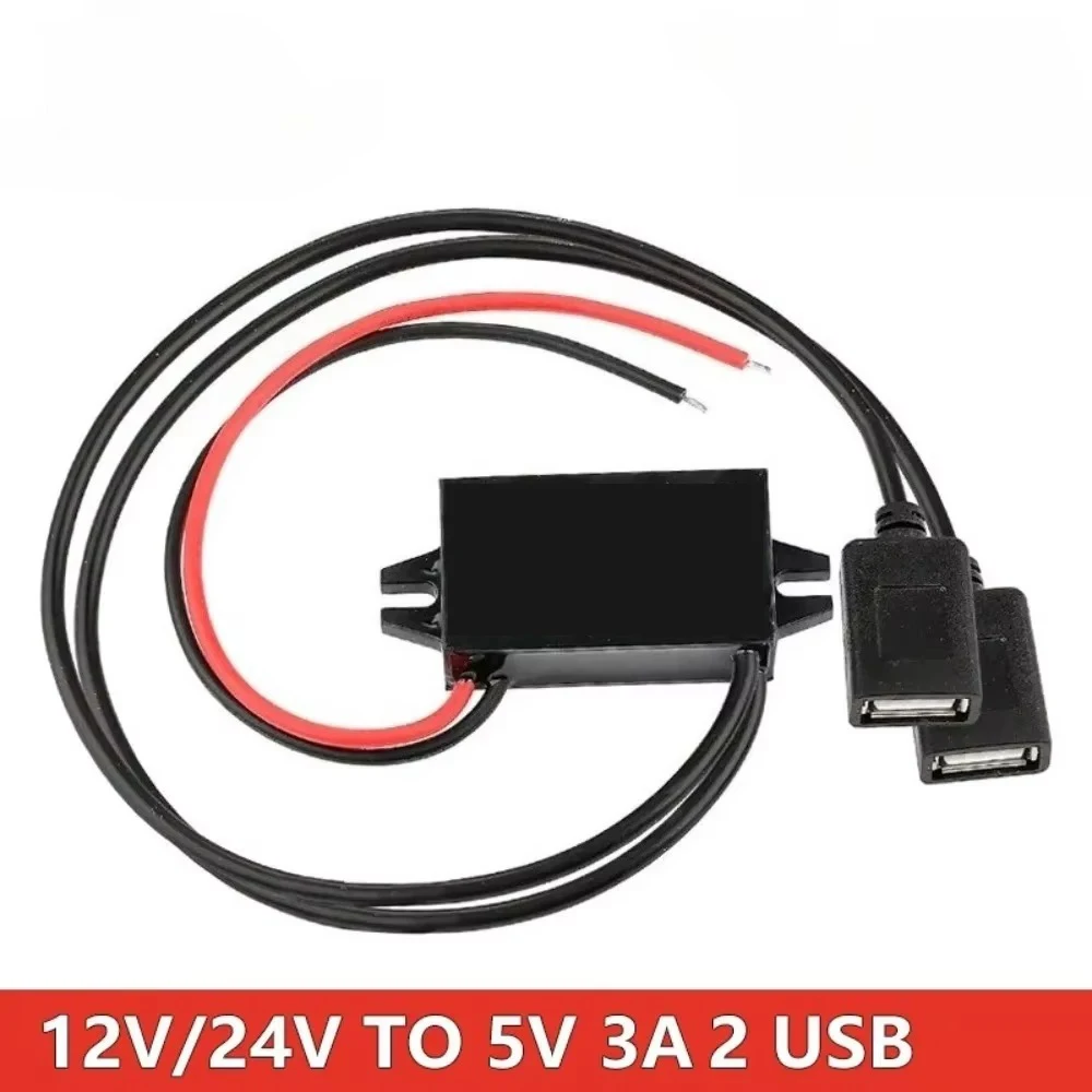 DC-DC 12V 24V auf 5V 3A 15W Step Down Spannung Auto Power Converter – Bild 5