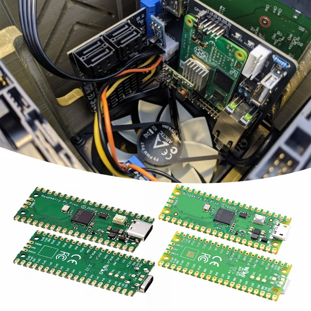 Raspberry Pi Pico mit Entwicklungsboard Pico oder Pico H – Bild 2