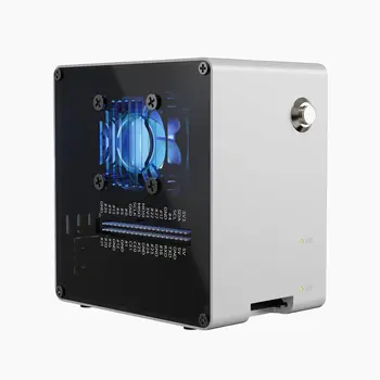 Pironman 5-Mini NVMe M.2 SSD PCIe 2.0/3.0 Mini-PC-Gehäuse für Raspberry Pi 5, Hailo-8L, AI Agent OpenClaw, RGB