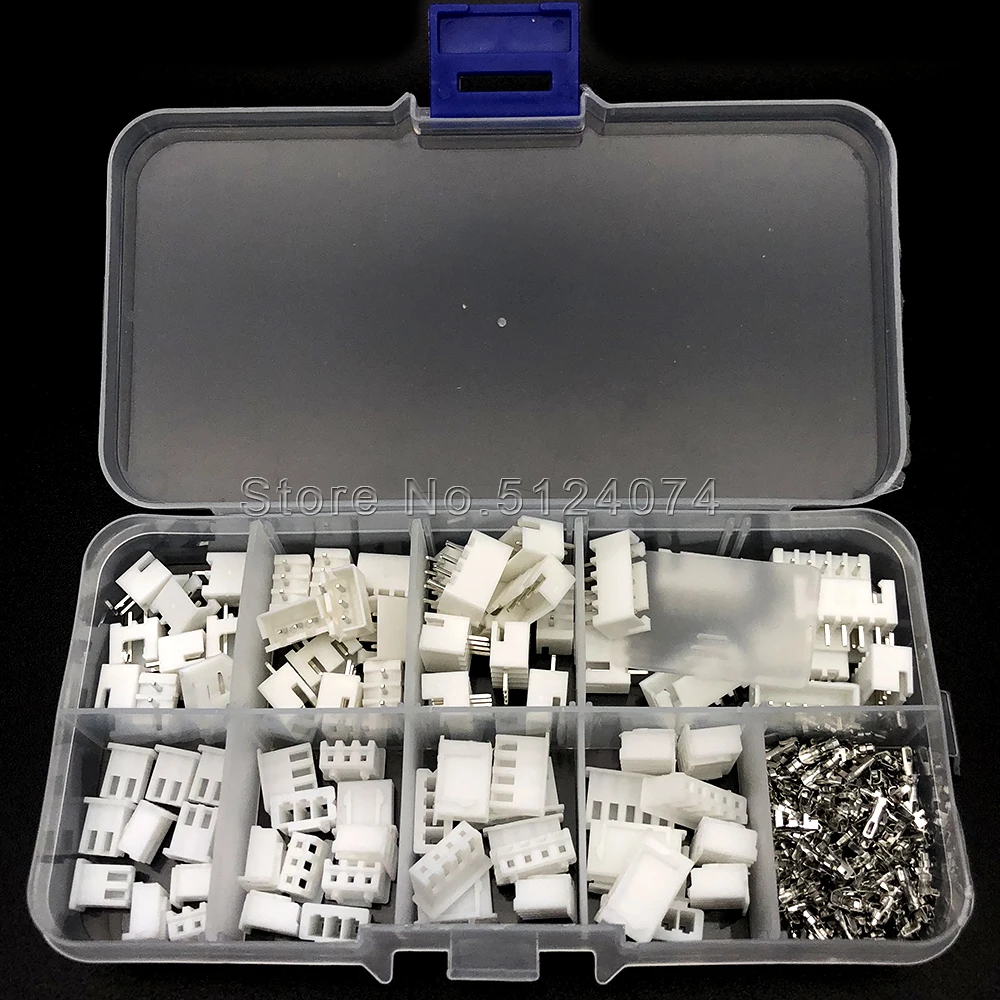 Schachtel XH2.54 2p 3p 4p 5p pin 2,54mm Pitch Terminal Kit (230 Stück) – Bild 3