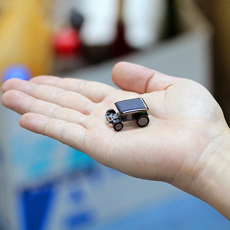 Kreatives Design Solarbetriebenes Mini-Auto Frühpädagogisches Spielzeug Neuartiges Solarenergie-Auto Puzzle