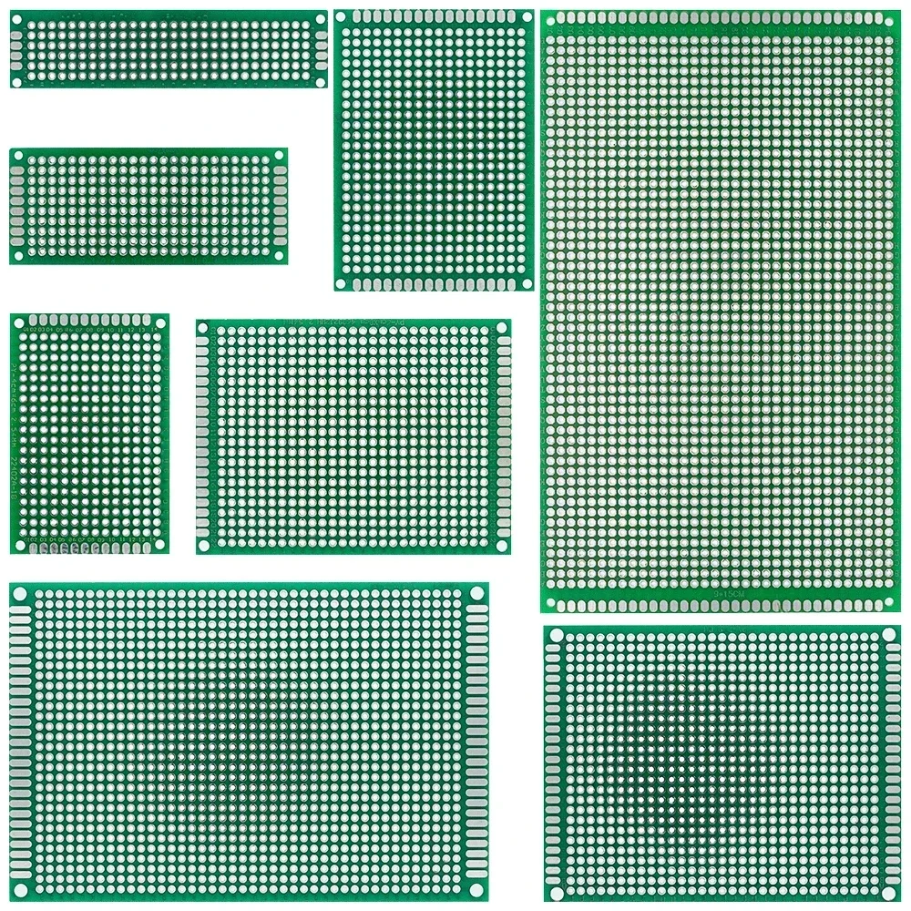 PCB Board Prototyp Board Grün 2x8/3x7/4x6/5x7/7x9/8x12/9x15cm – Bild 3