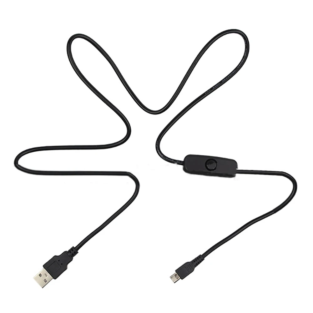 USB-auf-Micro-USB-Kabel mit Ein-/Aus-Schalter, Ladegerät, Netzkabel – Bild 3