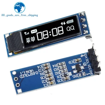 0,69 zoll 96x16 OLED Display Modul Weiß Display 0,69 "SSD1306 LCD Bildschirm Control Board für Arduino 3-5,5 V