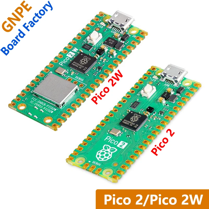 Raspberry Pi Pico 2 /Pico 2W RP2350 Pico2 ARM Cortex-M33 RISC-V Hazard3