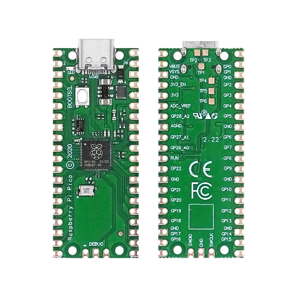 Raspberry Pi Pico Board RP2040 PICO W Dual-Core 264 KB ARM Low-Power-Mikrocomputer
