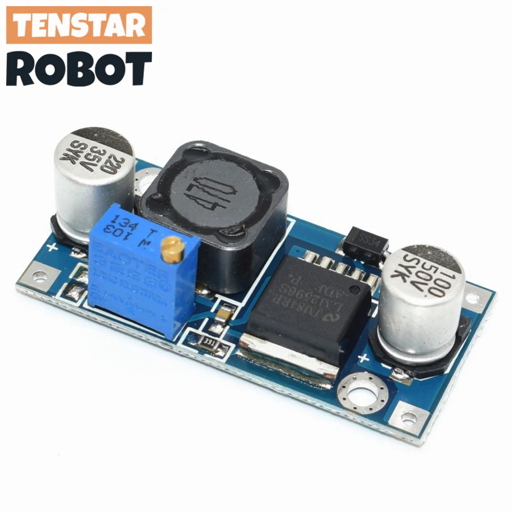 LM2596 Power Converter Step Down Modul DC-DC 1,5 V-35V Einstellbare Netzteil 3,3 V/5V/12V/24V
