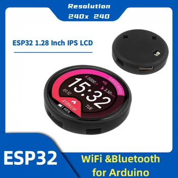 ESP32-C3 1,28 Zoll rundes Display GC9A01 IPS-LCD-Bildschirm ESP32 WIFI Bluetooth-Entwicklungsboard Dual Core