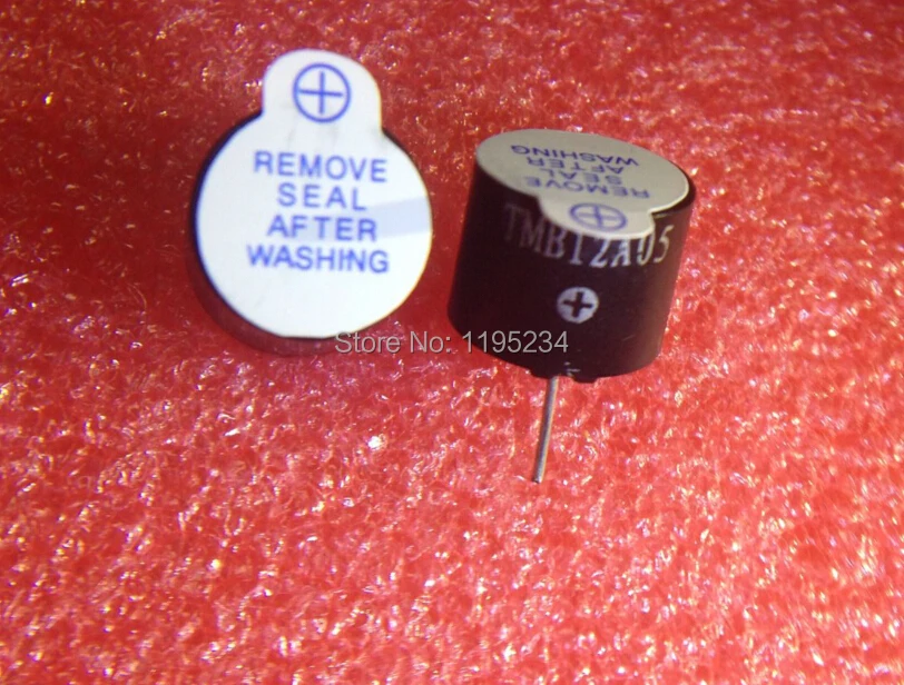 Aktive Summer Alarm 12MM * 9,5 MM 5V Sounder lautsprecher (100 Stück) – Bild 3