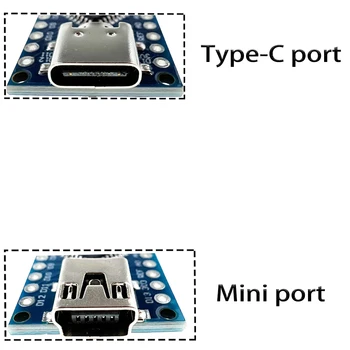 Nano 3.0 Mini Type-C Micro USB mit Bootloader Kompatibel mit Nano-Controller für Arduino CH340 USB-Treiber