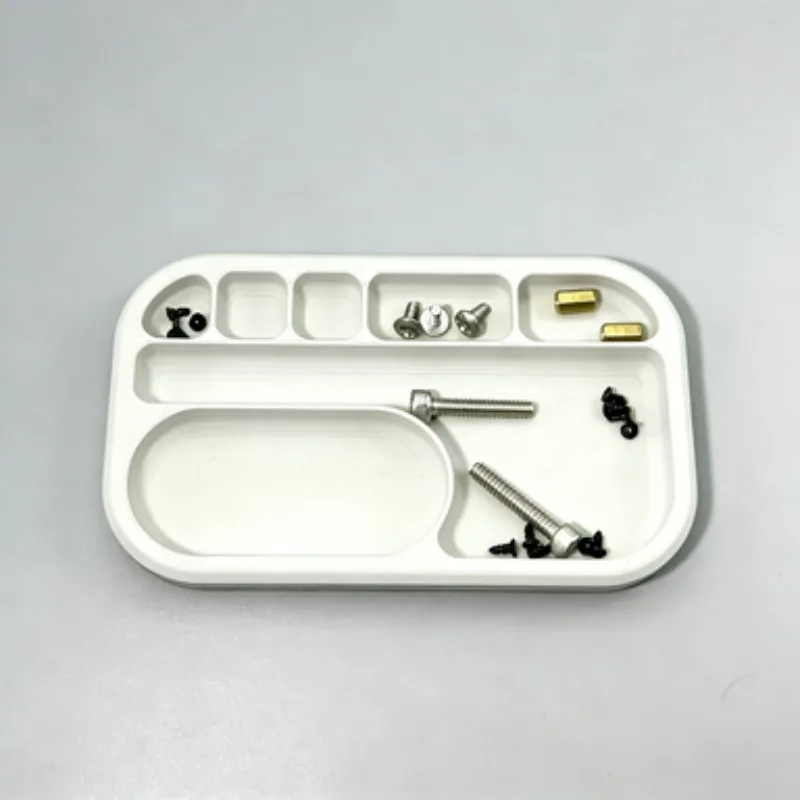 Teileaufbewahrungsfach, Sortierbox für elektronische Komponenten und Schrauben, Desktop-Organizer für kleine