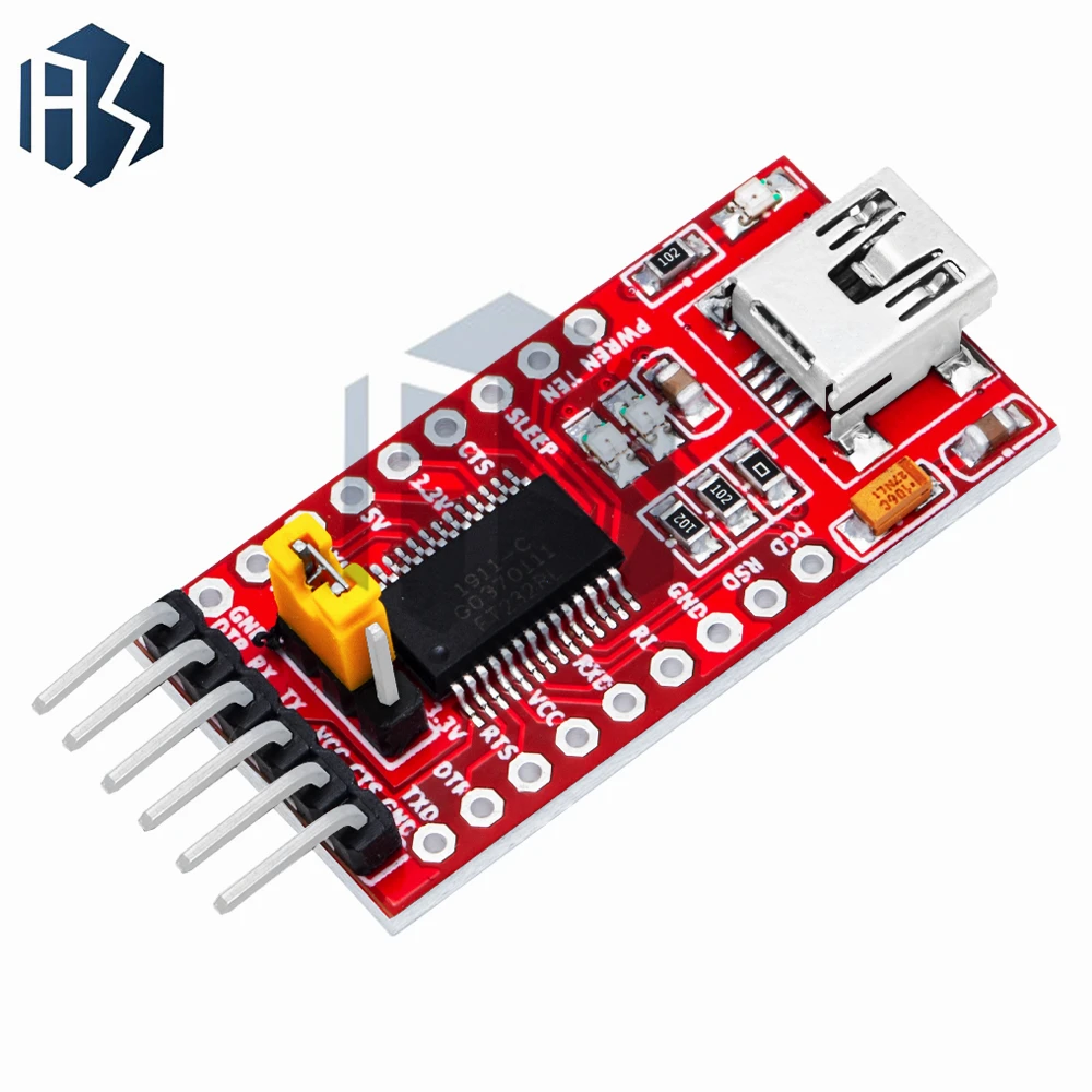FT232RL FTDI USB 3,3V 5,5V zu TTL Seriell-Adaptermodul für Arduino – Bild 2