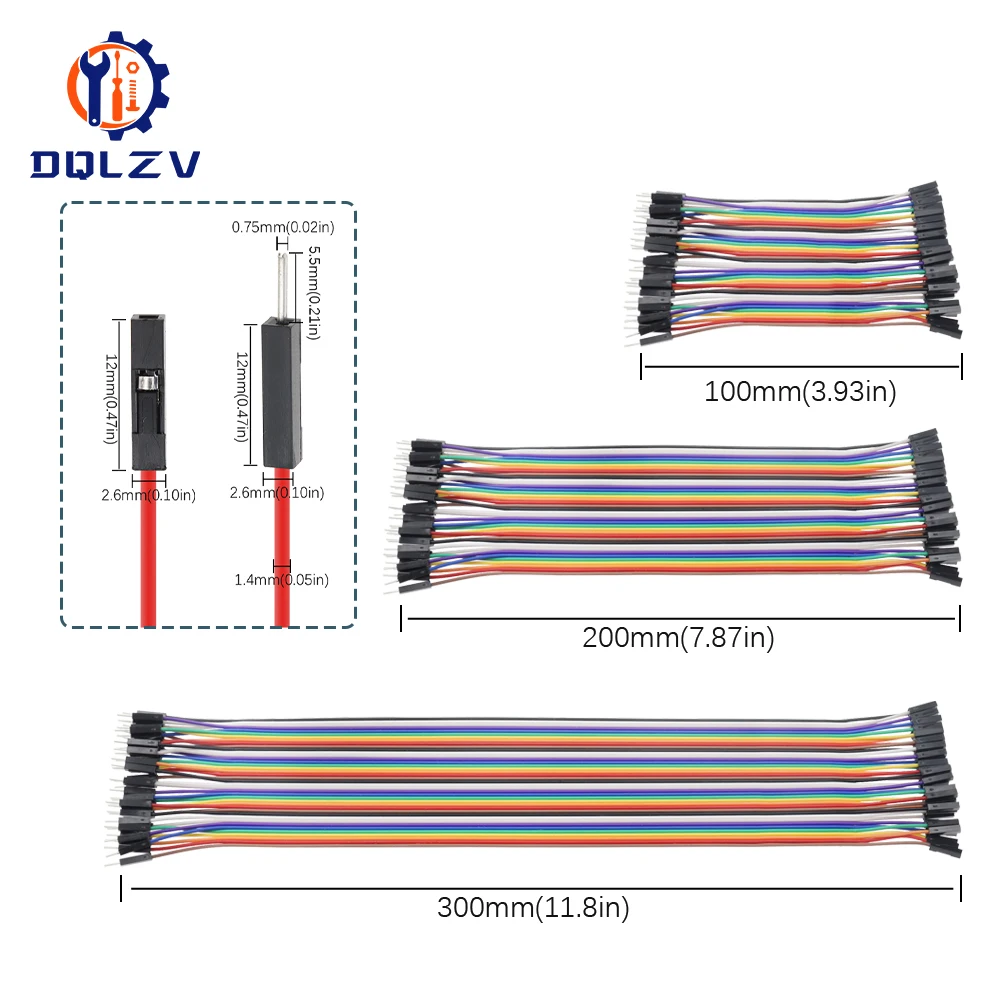 10/20/30/40CM 40Pin Jumper Wire DuPont Line DuPont Kabelanschluss – Bild 6