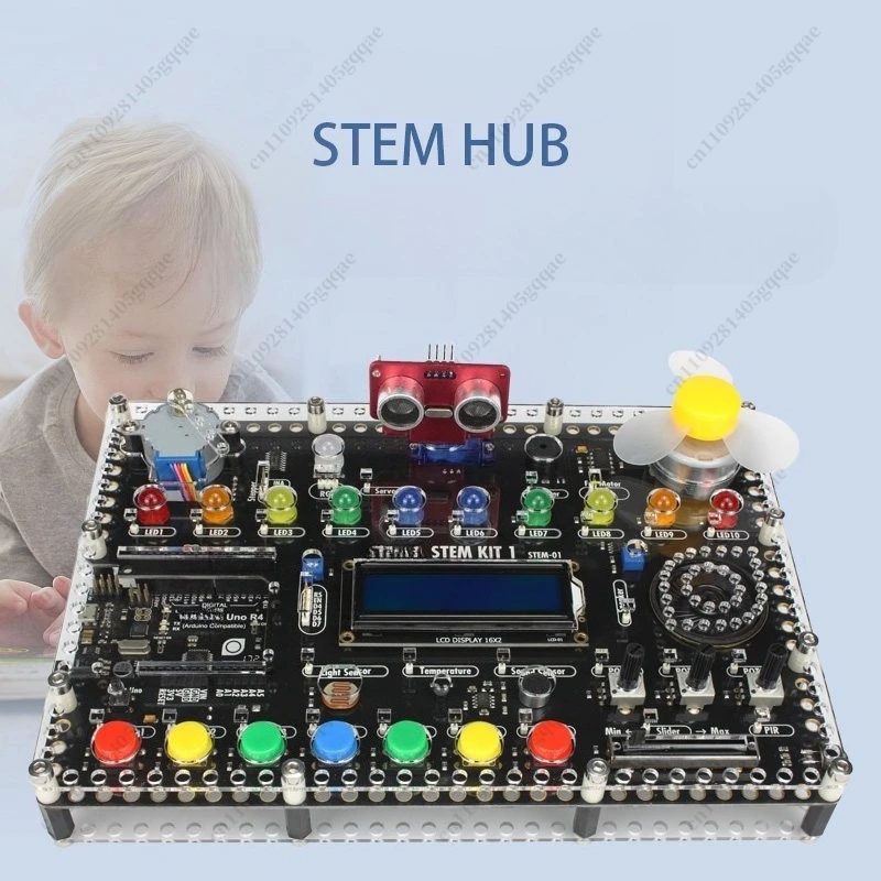 DIY STEM KIT Integriertes Entwicklungsmodul mit UNO R4 Starter-Kit – Bild 3