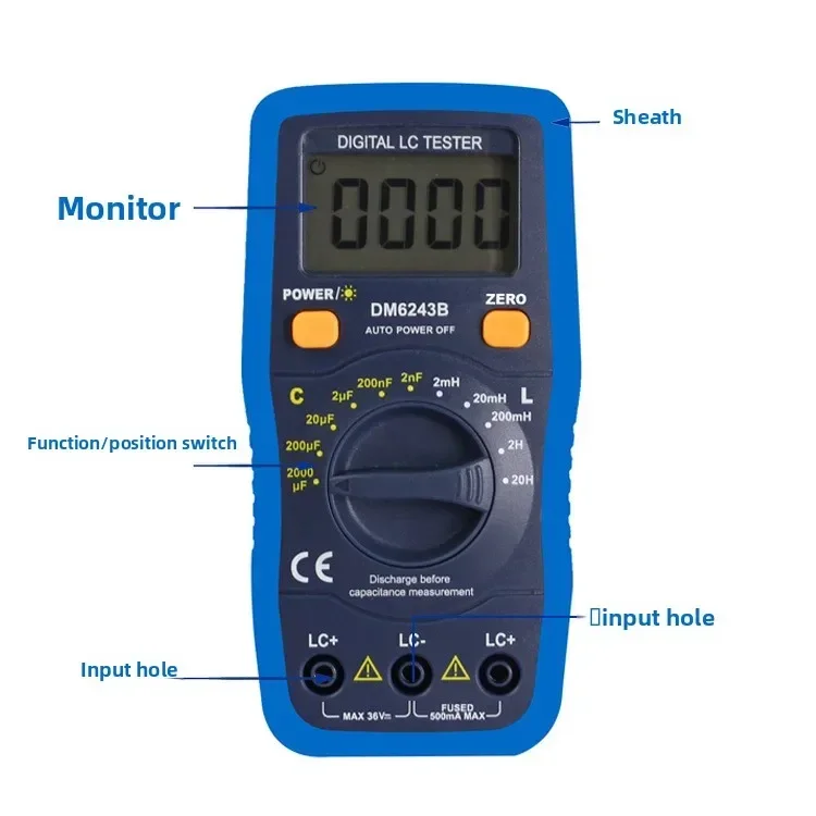 Kapazitätsmessgerät, Kapazitätsmultimeter, Induktivitätsmessgerät – Bild 2