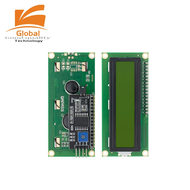 LCD1602 1602 LCD-Modul Blau/Gelb Grüner Bildschirm 16x2 Zeichen – Bild 3
