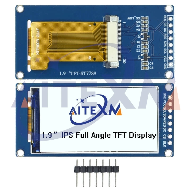 1,9 Zoll ST7789 IPS Vollwinkel TFT Display Bildschirm LCD Farbe – Bild 2