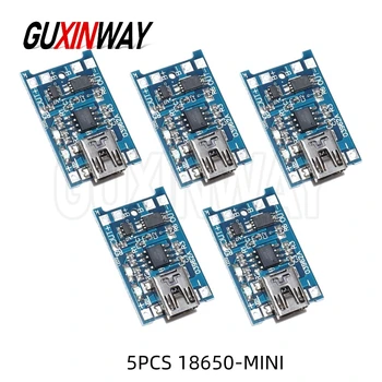 5 V 1 A 18650 TP4056 Micro/Typ-c/Mini Lithium Batterie Ladegerät Modul Lade Board mit Schutz Dual Funktionen