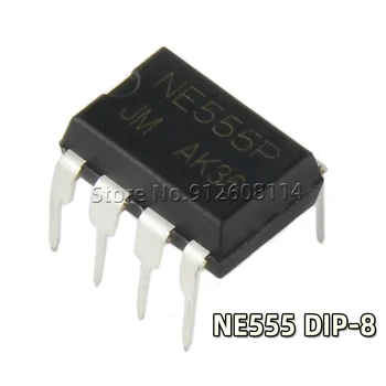 NE555P NE555N DIP8 NE555 DIP-8 555 PRÄZISION TIMER IC Chip