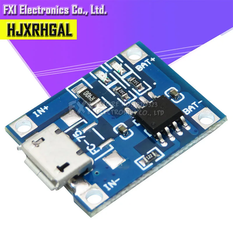 Micro USB 5V 1A 18650 TP4056 Lithium-Ladegerät Modul Lade Mit Dual Funktionen 1A Li-Ion Batterie (5 Stück)
