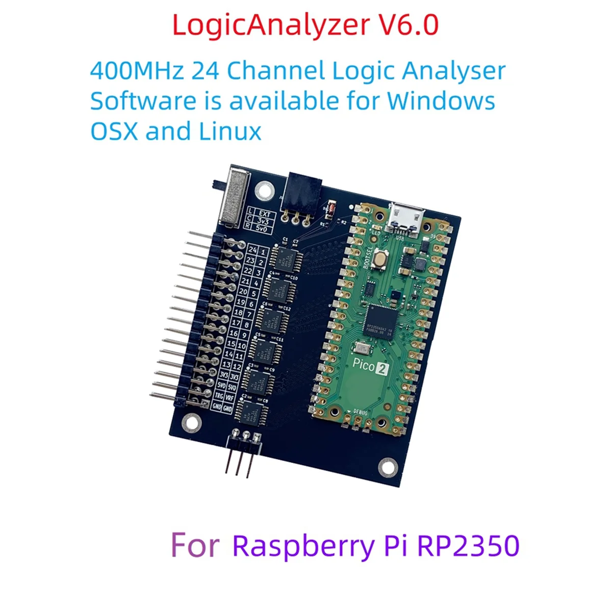 Die A65I Logic Analyzer V6.0 RP2350 Pico 2 400 MHz – Bild 3