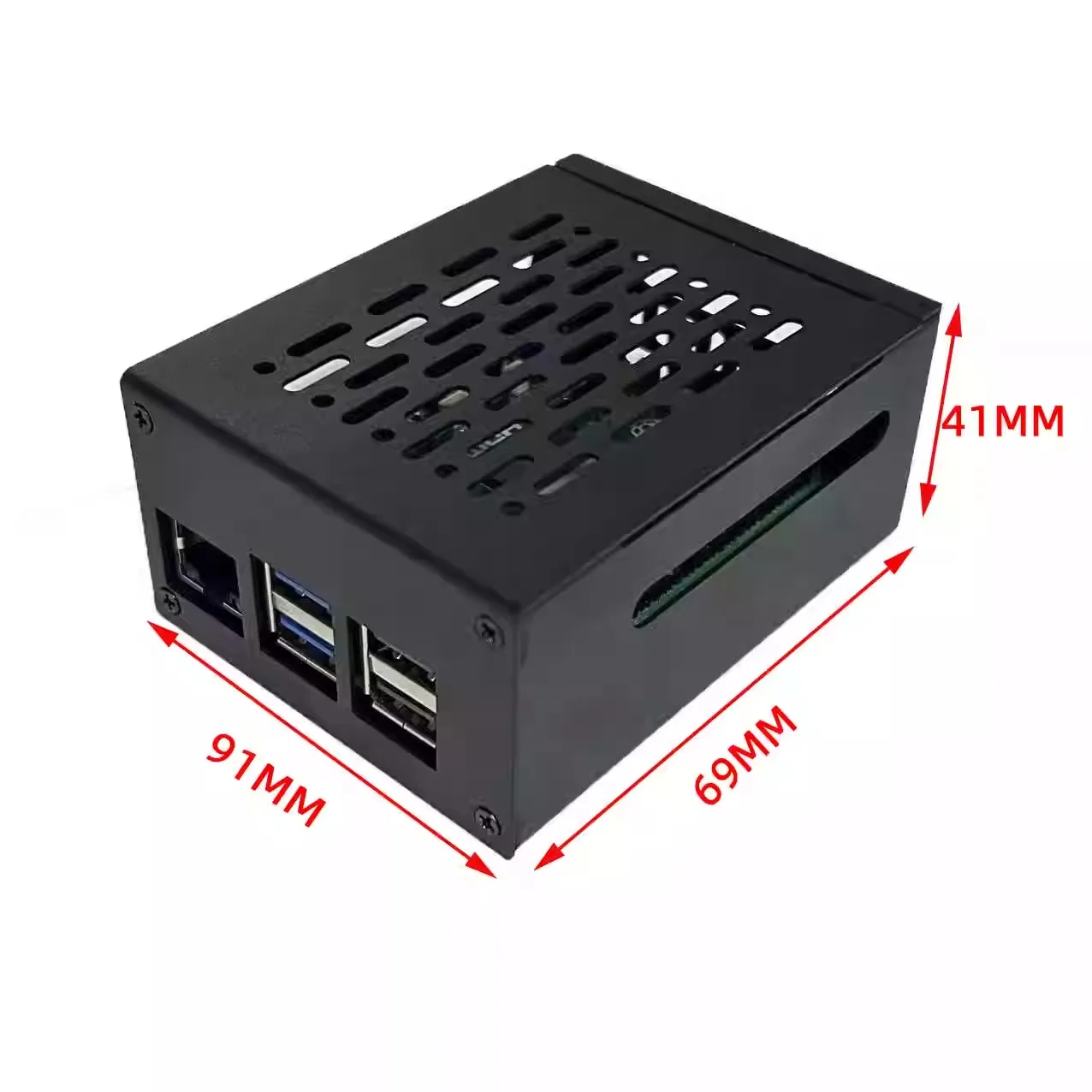 Raspberry Pi 5-Gehäuse unterstützt PCIe M.2 NVMe SSD Shield Top X1001 / X1003 / X1000 / X1004 / X1015 & Active