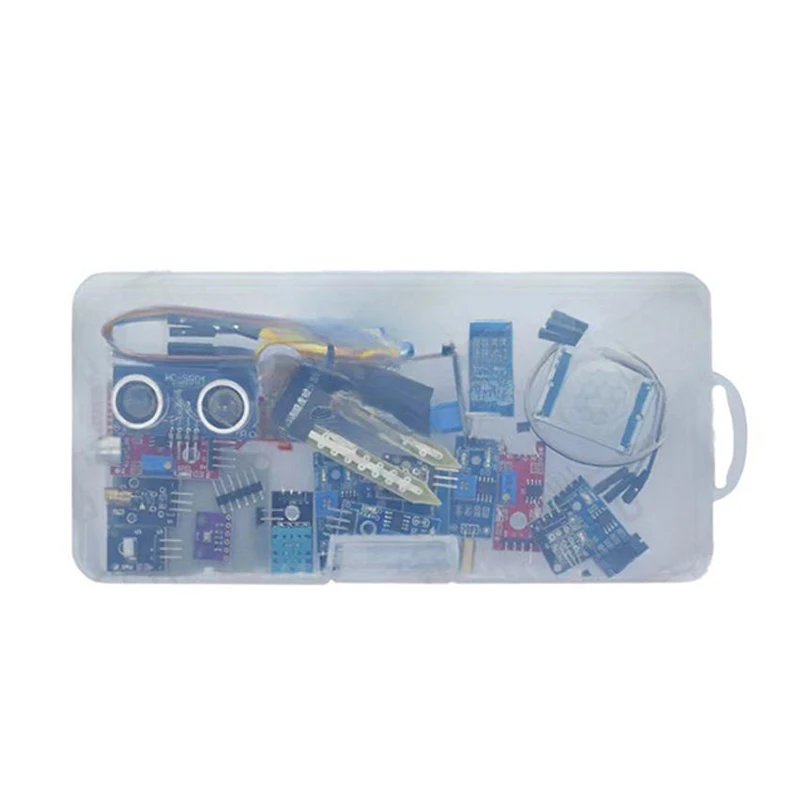22-in-1-Sensor-Kit, Modul-Kit für Roboter, Lernen, Anfänger-Kit, Bodenfeuchtigkeit, Mikrofon