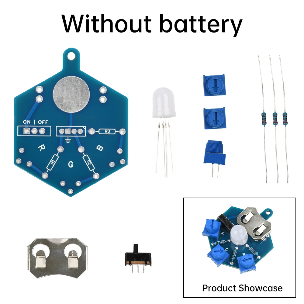 Lötset, elektronisches DIY-Produktionskit, praktisches Training, Einführung in das Lötübungs-LED-Modul