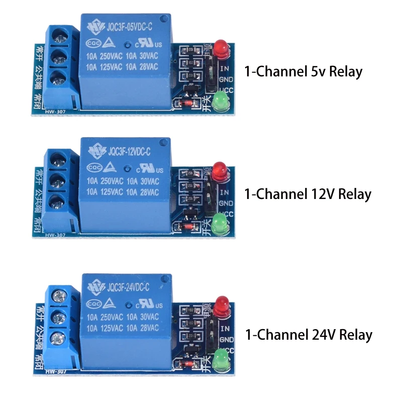 DC 5V 12V 24V 1 2 4 6 8 Kanal Relaismodul-Platine mit Optokoppler – Bild 2