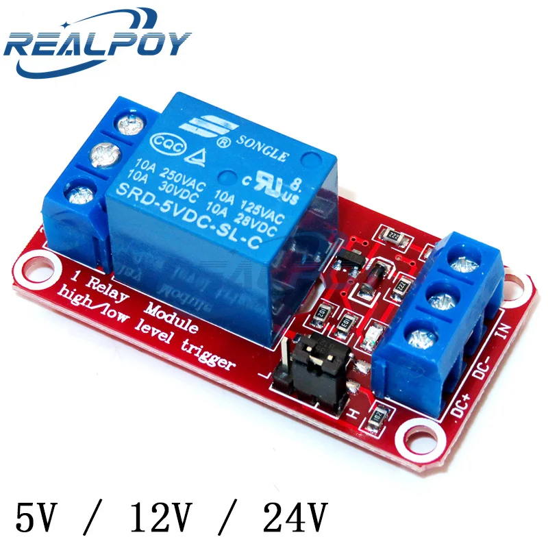 1 2 4 6 8 Kanal Weg 5V 12V 24V Relais Modul Board Shield – Bild 2