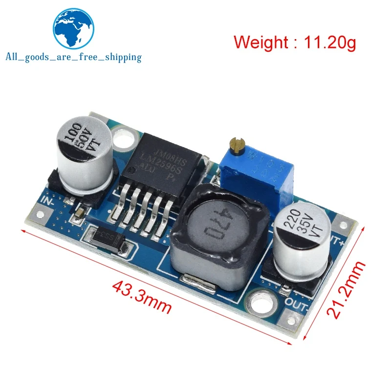 LM2596s DC-DC Step-Down-Stromversorgungsmodul 3A einstellbares – Bild 3