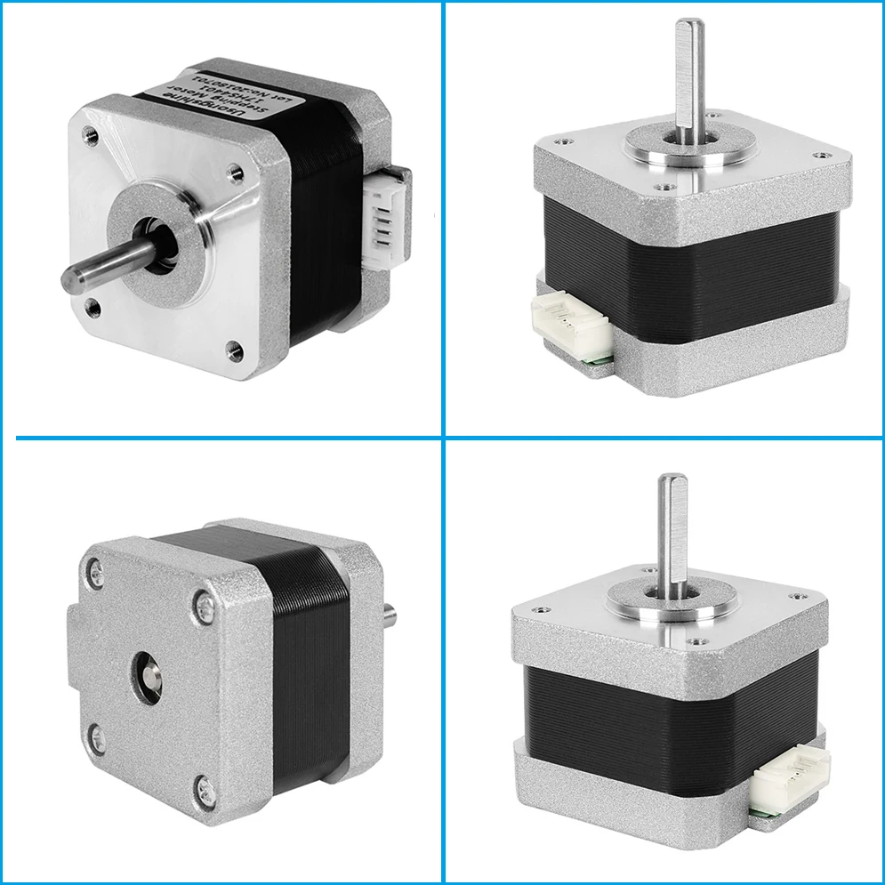 Nema 17 Schrittmotor 4 Anschlüsse 34-60 mm 0,28-0,7 Nm 2 A 1 m Kabel – Bild 3