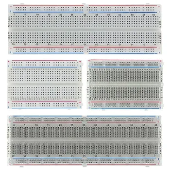 400/830 Tie-Points Steckbrett MB-102 für kleine PCB-Schaltkreistests & DIY-Elektronikprojekte und Prototyping