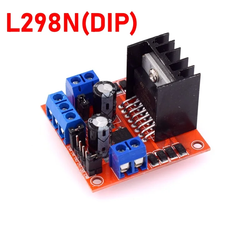 L298N Treiberplatinen-Modul L298N Schrittmotor Smart Car Roboter Steckbrett Hochleistungs-L298 DC-Motortreiber