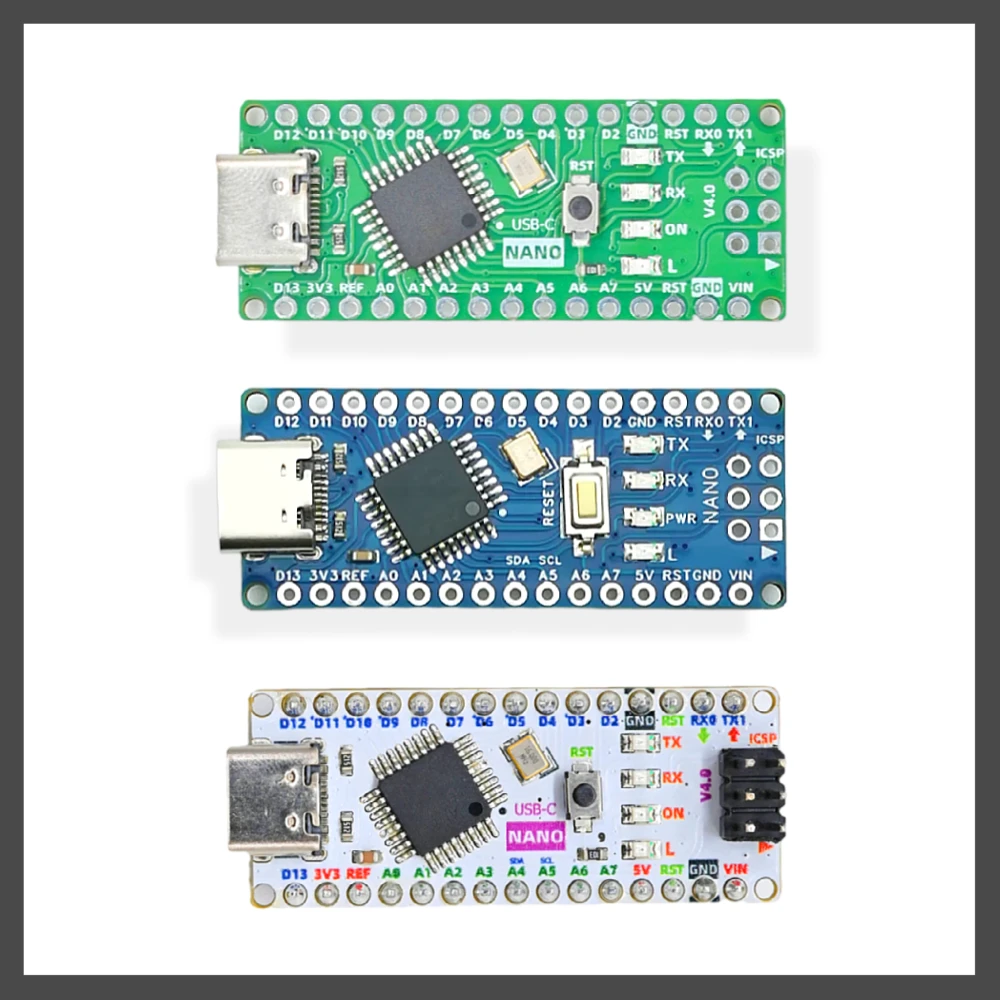 Arduino Nano 3.0 Kompatibles Entwicklungsboard -Typ-C-ATmega328PB MCU, CH340C Treiber, Ersatzmodell