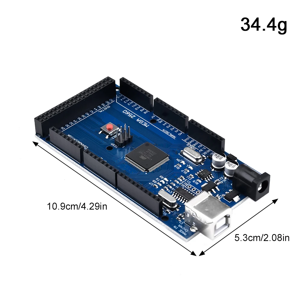 Mega2560 R3 ATmega2560-16AU CH340 Entwicklungsboard USB Typ B – Bild 4