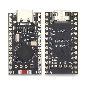 NRF52840 Bluetooth 5.0-Entwicklungsboard, kompatibel mit Pro Micro DC3.7V Power Charging Management Support