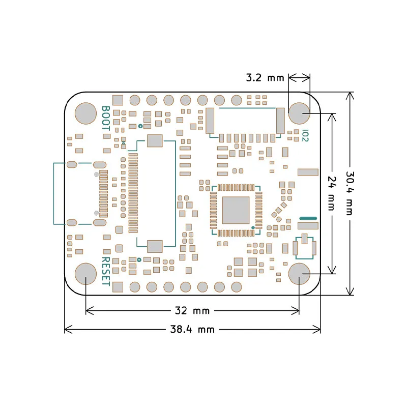 ESP32S3-CAM Entwicklungsboard ESP32-S3R8 WLAN Bluetooth Drahtloses – Bild 3