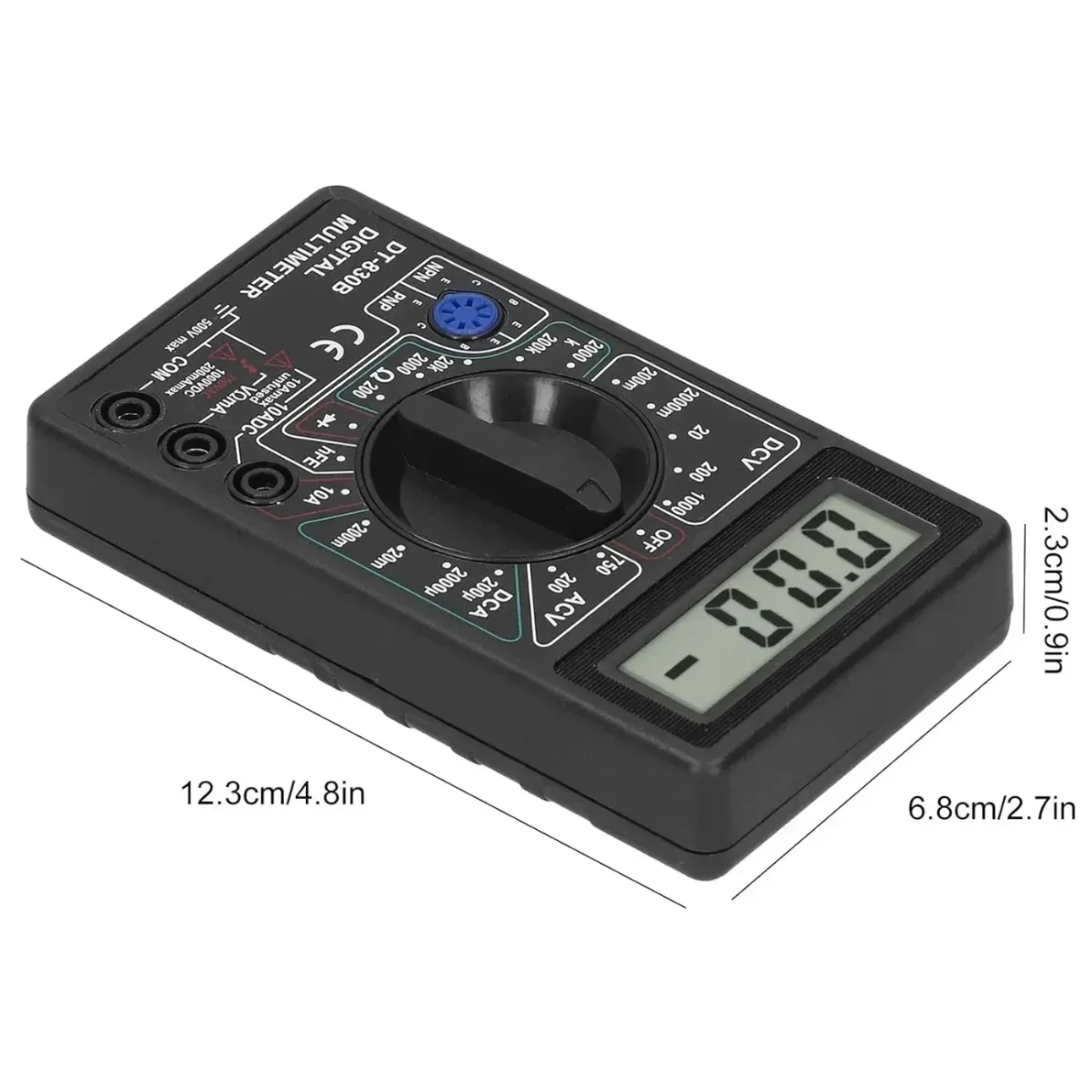 DT-830B Digitales Multimeter Digitales Voltmeter Amperemeter – Bild 6