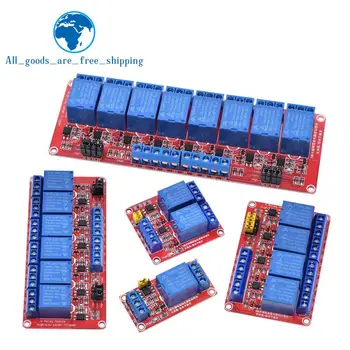 Relaismodul 1 2 4 6 8 Kanal 5V 12V Relaismodul Board Shield mit Optokoppler-Unterstützung High