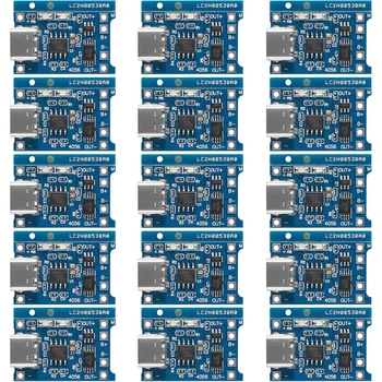 TP4056 + Schutz Doppelfunktionen 5 V 1 A Typ C 18650 Lithium-Batterie-Ladeplatine Ladegerät-Modul