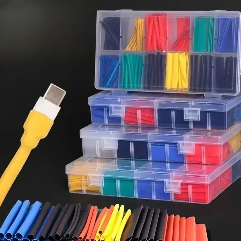 Mit Box Schrumpfschlauch für elektrische Leitungen (800 Stück) – Bild 2