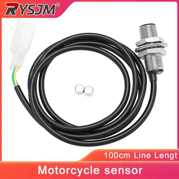 Motorrad-Tachosensor Universelles Ersatzkit mit 2 Magneten Kilometerzählersensor für Motorrad