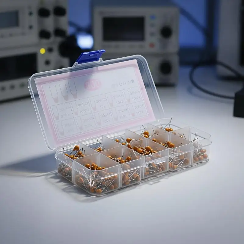 Sortiment an elektronischen Keramikkondensatoren, 10PF-100NF, für Breadboard-Schaltungen (300 Stück)