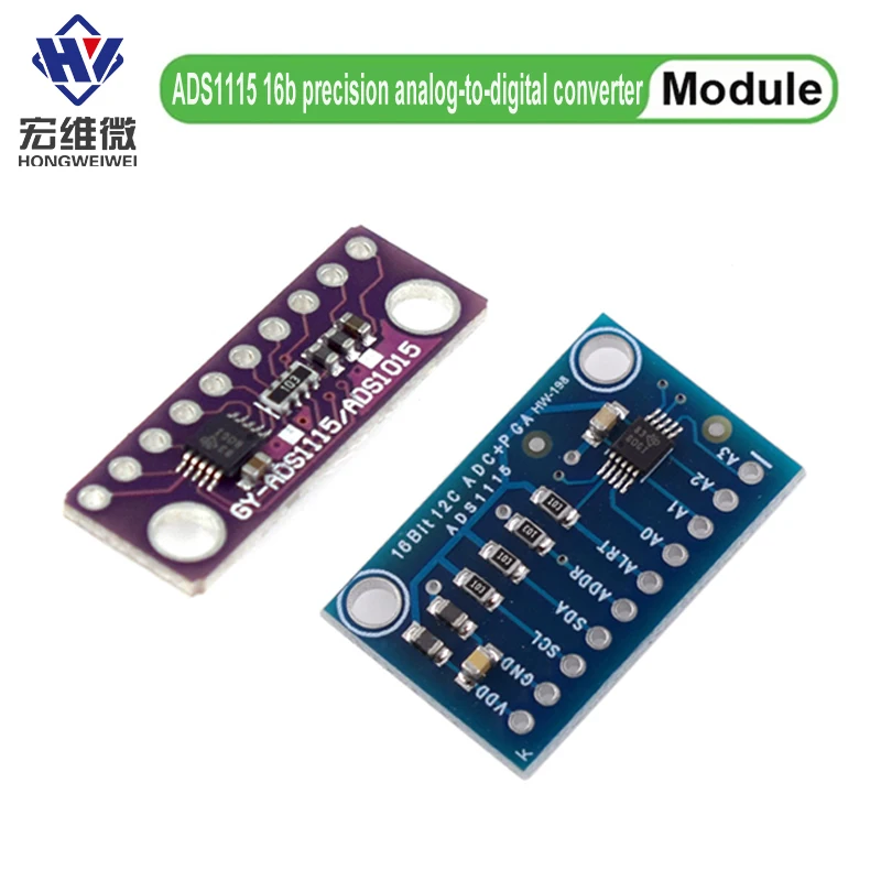 ADS1115 16-Bit 16-Byte 4-Kanal I2C IIC Analog-Digital-Wandler ADC PGA – Bild 6
