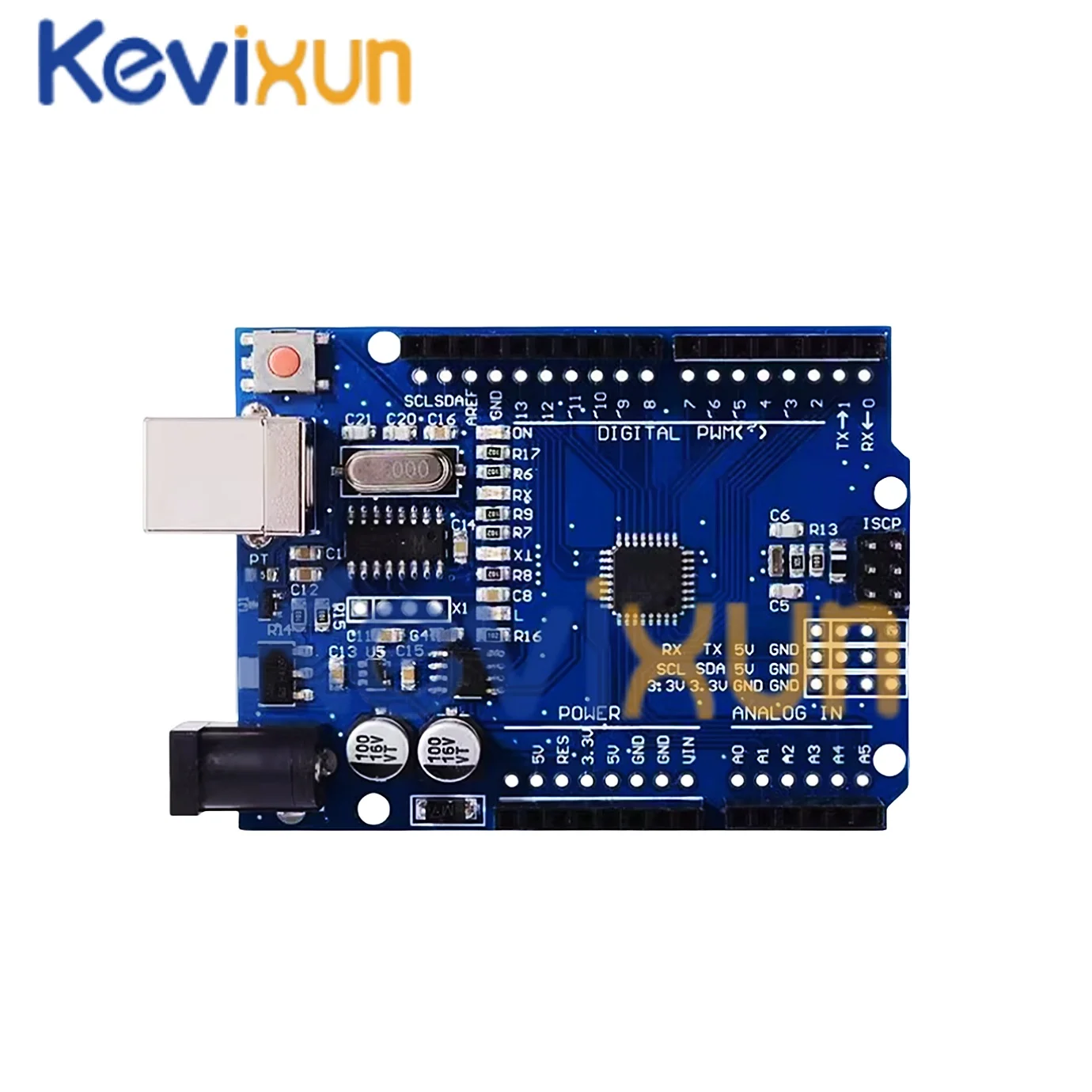UNO R3 CH340G MEGA328P Chip für Arduino UNO R3 + USB/TYPE-C KABEL ATMEGA328P-AU Entwicklung Board 16Mhz