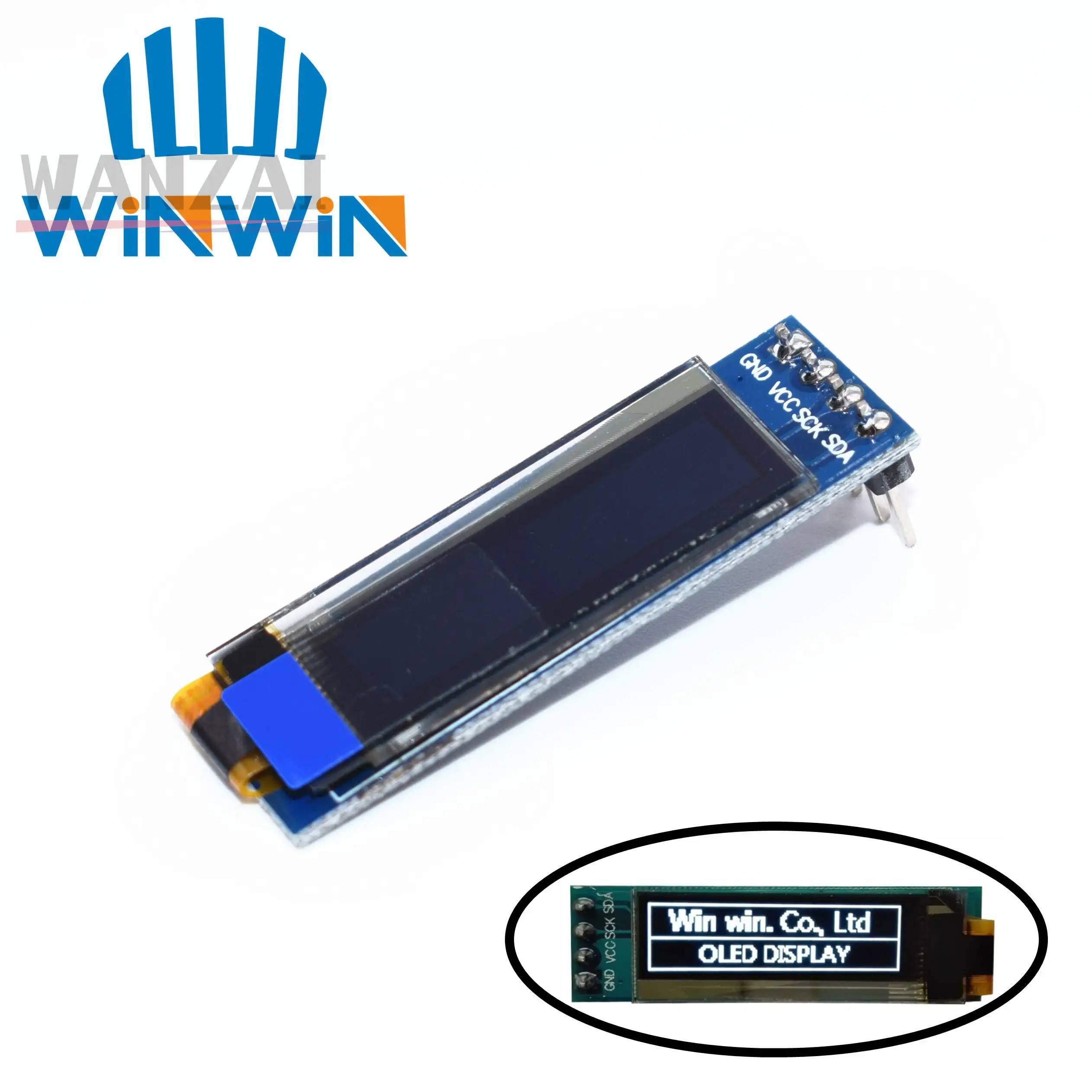 0,91 Zoll oled Modul 0.91 "weiß/blau oled 0.91x32 oled lcd LED ssd1306 – Bild 2